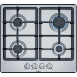 BOSCH Serie 2 PGP6B5B90 Gas Hob - Stainless Steel, Stainless Steel