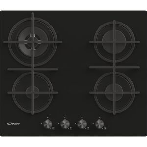 CANDY CDK6GR4PBB Gas Hob - Black, Black