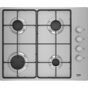 BEKO HIBG64120SX Gas Hob - Stainless Steel, Stainless Steel