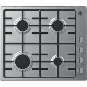 HOOVER HHW6LK3X Gas Hob - Silver, Silver/Grey