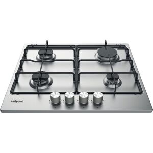 HOTPOINT PPH 60P F IX UK Gas Hob - Stainless Steel, Stainless Steel
