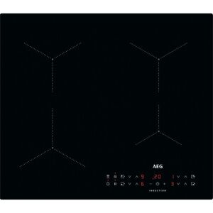 AEG ILB64334CB Electric Induction Hob - Black, Black