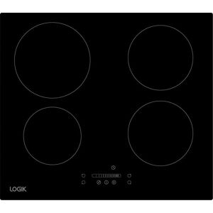 LOGIK LINDHOB23 59 cm Electric Induction Hob - Black, Black