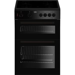 BEKO KTC611K 60 cm Electric Ceramic Cooker - Black, Black