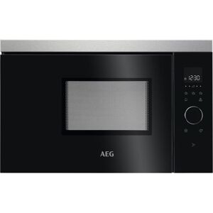 AEG MBB1756SEM Built-in Solo Microwave - Black & Stainless Steel, Stainless Steel