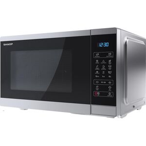 SHARP YC-MG51U-S Microwave with Grill - Silver, Silver/Grey