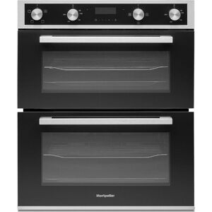 MONTPELLIER DO3550UB Built-under Double Oven - Black & Stainless Steel, Stainless Steel