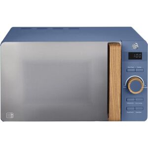 SWAN Nordic SM22036LBLUN Solo Microwave - Blue, Blue