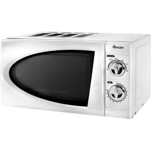 SWAN SM3090LN Solo Microwave - White, White