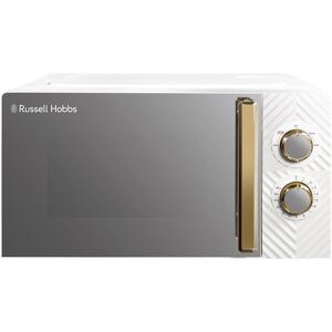 RUSSELL HOBBS Groove RHMM723 Compact Solo Microwave - White & Gold, Gold,White