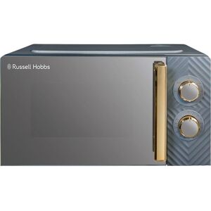 RUSSELL HOBBS Groove RHMM723G Compact Solo Microwave - Grey & Gold, Gold,Silver/Grey