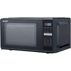 SHARP RS172TB Compact Solo Microwave - Black, Black