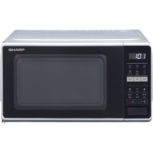 SHARP RS172TS Compact Solo Microwave - Silver, Silver/Grey