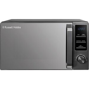 RUSSELL HOBBS Midnight Collection RHM2028DS Solo Microwave - Dark Steel, Silver/Grey