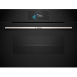 BOSCH Series 8 CSG7584B1 Built-in Compact Oven - Black, Black