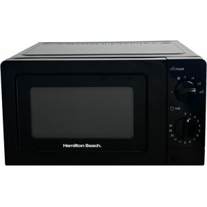 Hamilton Beach HB70T20B Compact Solo Microwave - Black, Black