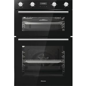 HISENSE BID95211BGUK Electric Double Oven - Black, Black