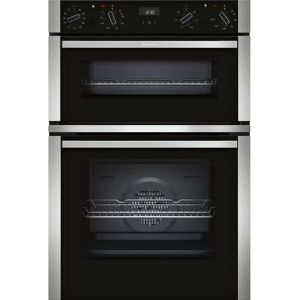 NEFF N50 U1ACE5HN0B Electric Double Oven - Stainless Steel, Stainless Steel