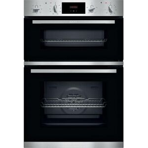 NEFF N30 U1GCC0AN0B Electric Double Oven - Stainless Steel, Stainless Steel