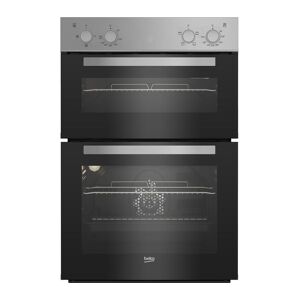 BEKO BBXDF21000S Electric Double Oven - Silver, Silver/Grey