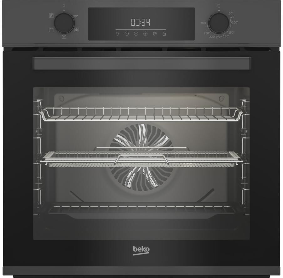 BEKO AirFry BBIFA12300AC Electric Oven  Anthracite, Silver/Grey