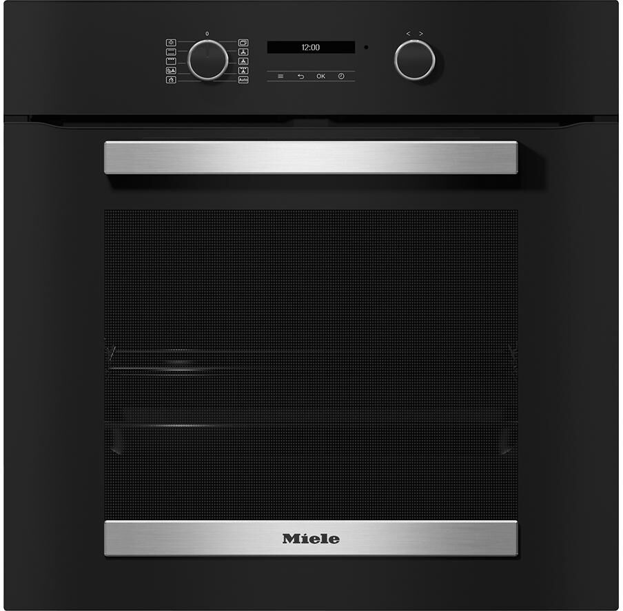 MIELE H2465B Electric Smart Oven - Obsidian Black, Black