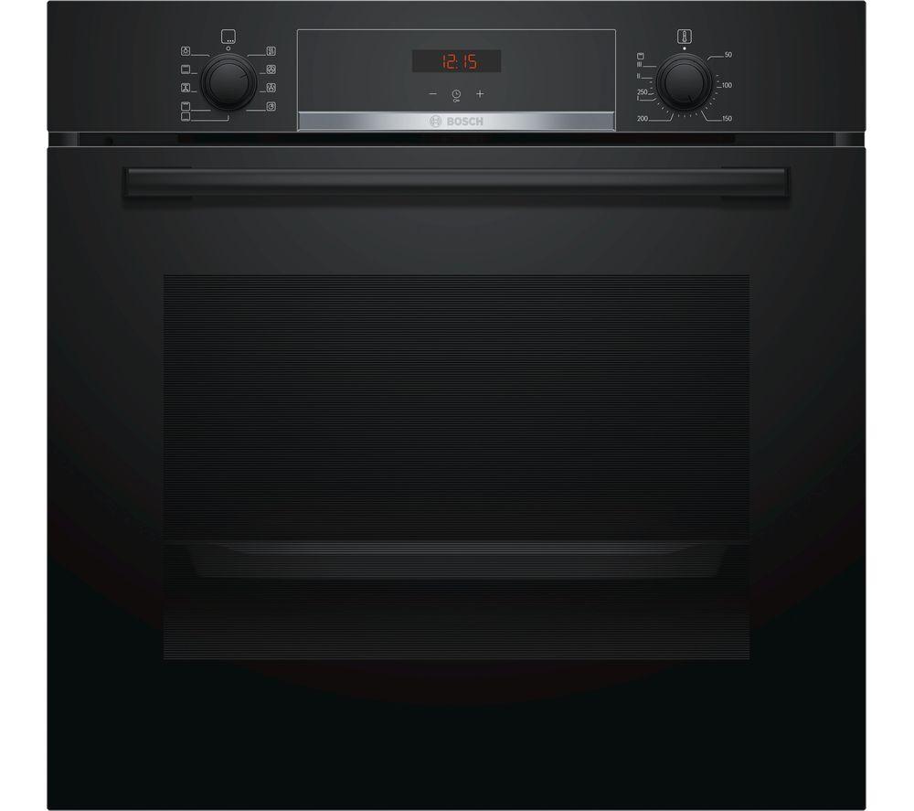 BOSCH Serie 4 HBS534BB0B Electric Oven - Black, Black