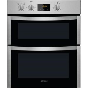 INDESIT Aria DDU 5340 C IX Electric Double Oven - Stainless Steel, Stainless Steel