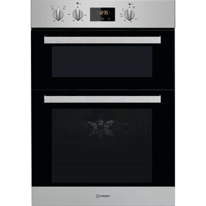 INDESIT Aria IDD 6340 IX Electric Double Oven - Stainless Steel, Stainless Steel