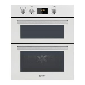 INDESIT IDU 6340 Electric Built-under Double Oven - White, White