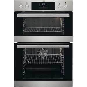 AEG SurroundCook DCB331010M Electric Double Oven - Stainless Steel, Stainless Steel