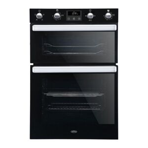 BELLING BI902FP Electric Double Oven - Black, Black