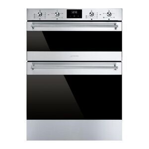 SMEG DUSF6300X Electric Built-under Double Oven - Stainless Steel, Stainless Steel