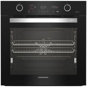 GRUNDIG GEBM12401BP Electric Smart Oven - Black & Stainless Steel, Stainless Steel