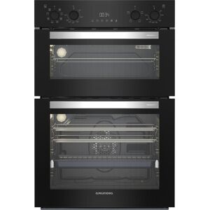 GRUNDIG GEDM22300B Electric Double Oven - Black, Black