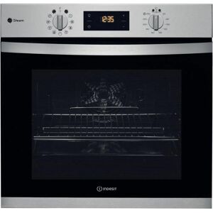 INDESIT KFWS 3844 H IX UK Electric Steam Oven - Inox, Black,Silver/Grey