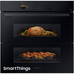 SAMSUNG Series 6 Dual Cook Flex NV7B678JAK/U4 Electric Steam Smart Oven - Clean Black, Black