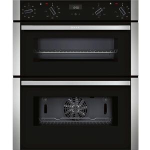 NEFF N50 J1ACE2HN0B Electric Built-under Double Oven - Stainless Steel, Stainless Steel