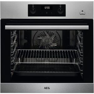 AEG SteamBake BES356010M Electric Steam Oven with SenseCook Food Probe - Stainless Steel, Stainless Steel