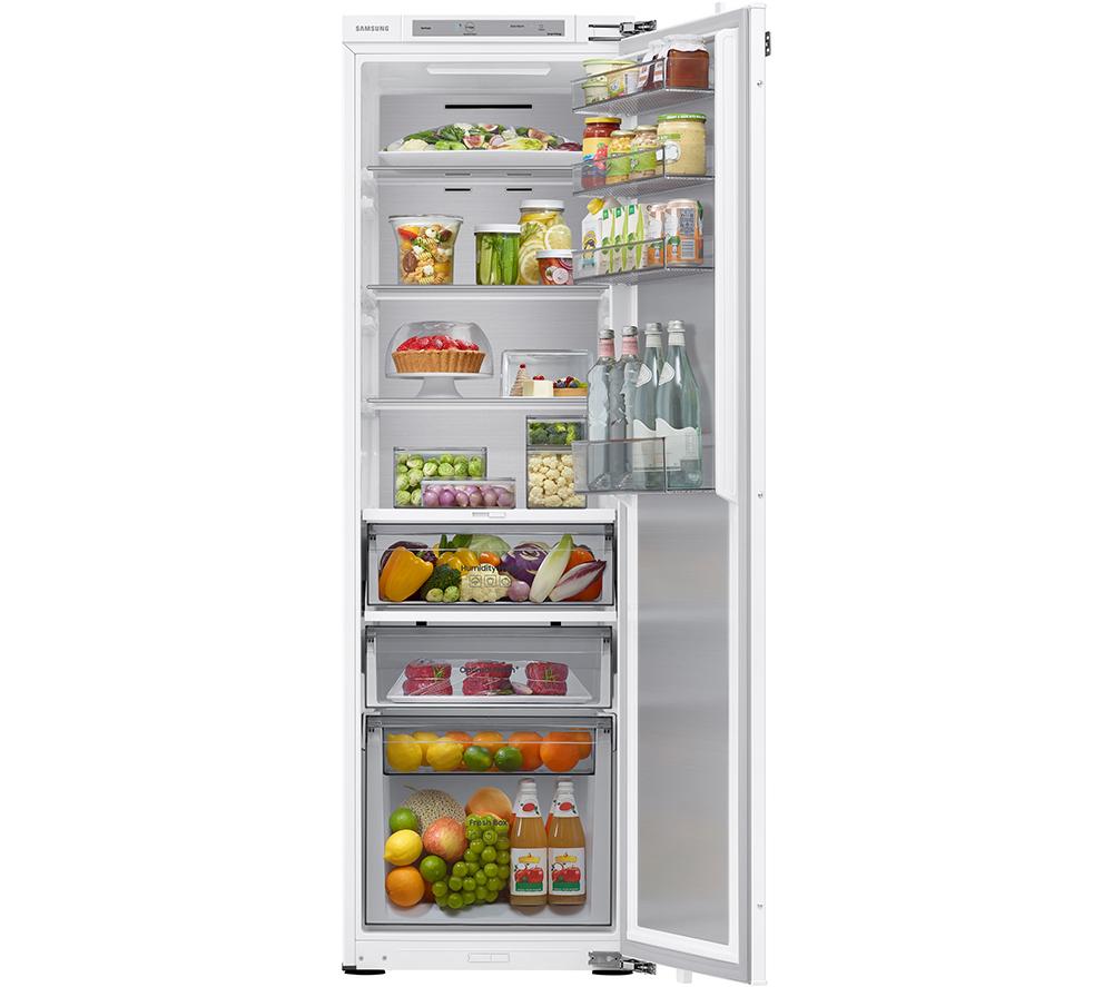 SAMSUNG SpaceMax BRR29723EWW Integrated Fridge - Sliding Hinge, White