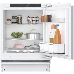 BOSCH Series 4 KUR21VFE0G Integrated Undercounter Fridge - Fixed Hinge, White