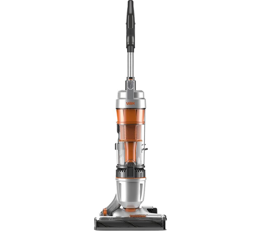 VAX Air Stretch Upright Bagless Vacuum Cleaner  Silver & Orange, Orange,Silver/Grey