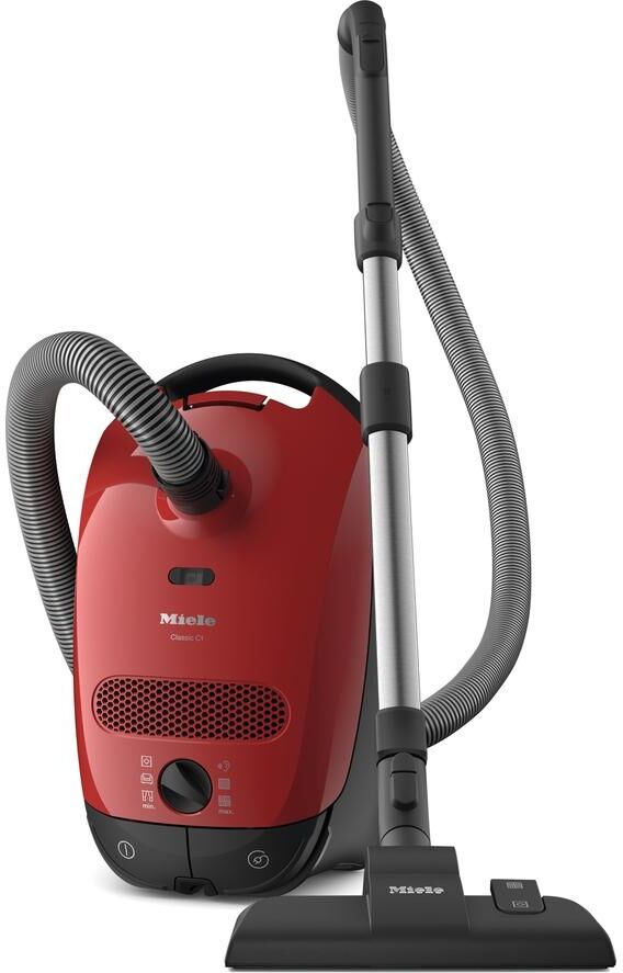 MIELE Classic C1 PowerLine Cylinder Vacuum Cleaner - Red, Red