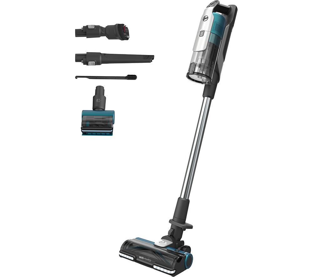HOOVER Anti-Twist Pets HF910P Cordless Vacuum Cleaner - Grey & Turquoise, Green,Silver/Grey