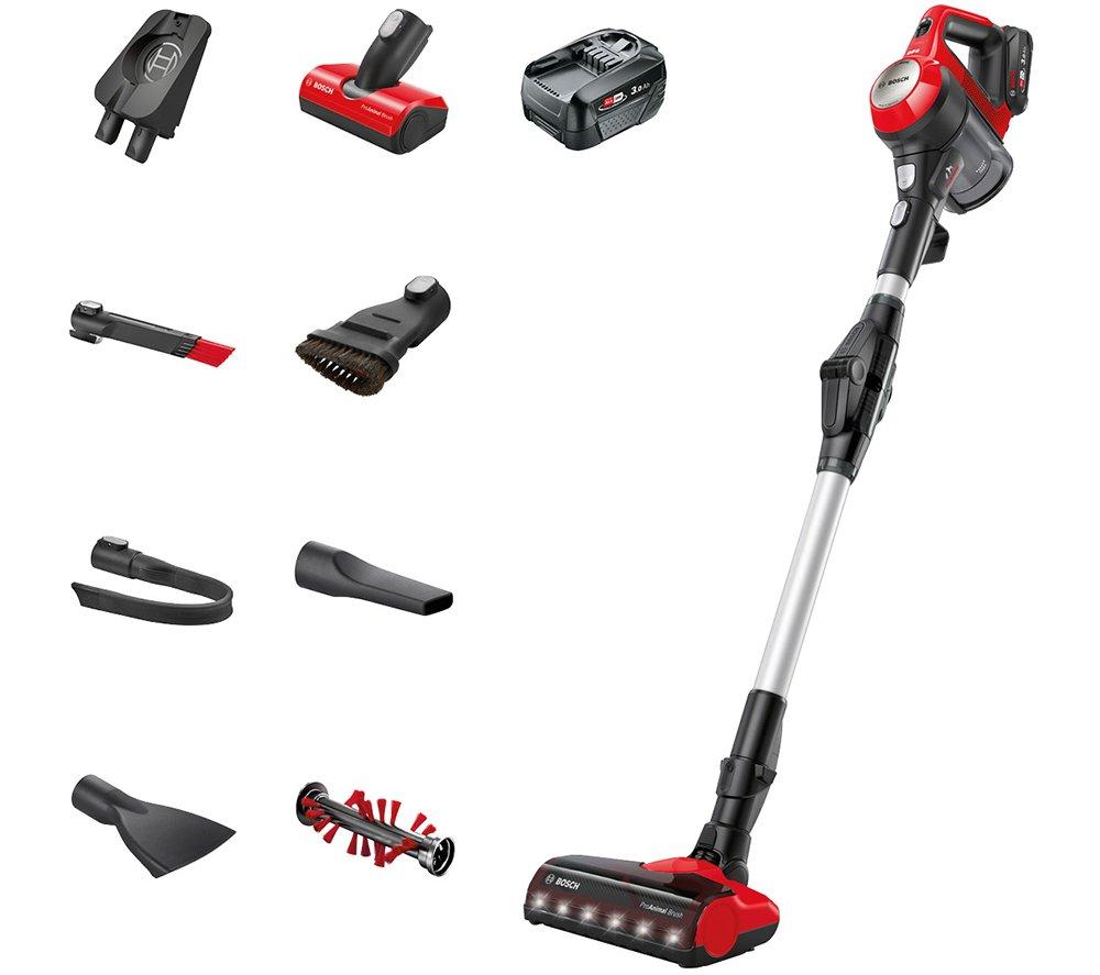 BOSCH Unlimited 7 BCS71PETGB ProAnimal Cordless Vacuum Cleaner - Tornado Red, Red