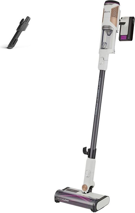 SHARK Detect Pro IW1511UK Cordless Vacuum Cleaner - White & Brass, Gold,White