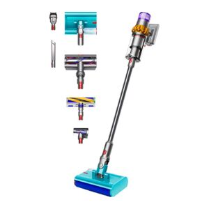 DYSON V15s Detect Submarine Cordless Vacuum Cleaner - Nickel & Yellow, Silver/Grey,Yellow