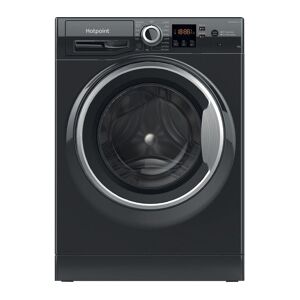 HOTPOINT NSWR 845C BS UK N 8 kg 1400 Spin Washing Machine - Black, Black