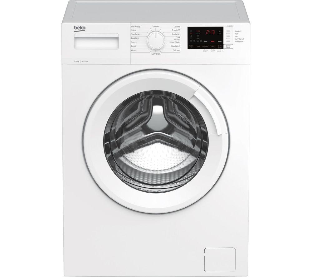 BEKO WTK94121W 9 kg 1400 Spin Washing Machine  White, White
