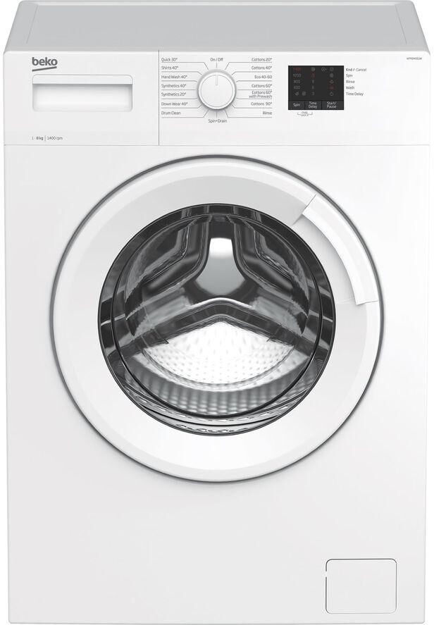 BEKO WTK84011W 8 kg 1400 Spin Washing Machine - White, White